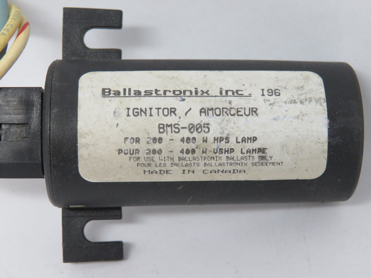 Ballastronix Inc. BMS-005 Ballast Ignitor 200-400W CUT CABLE TIP USED