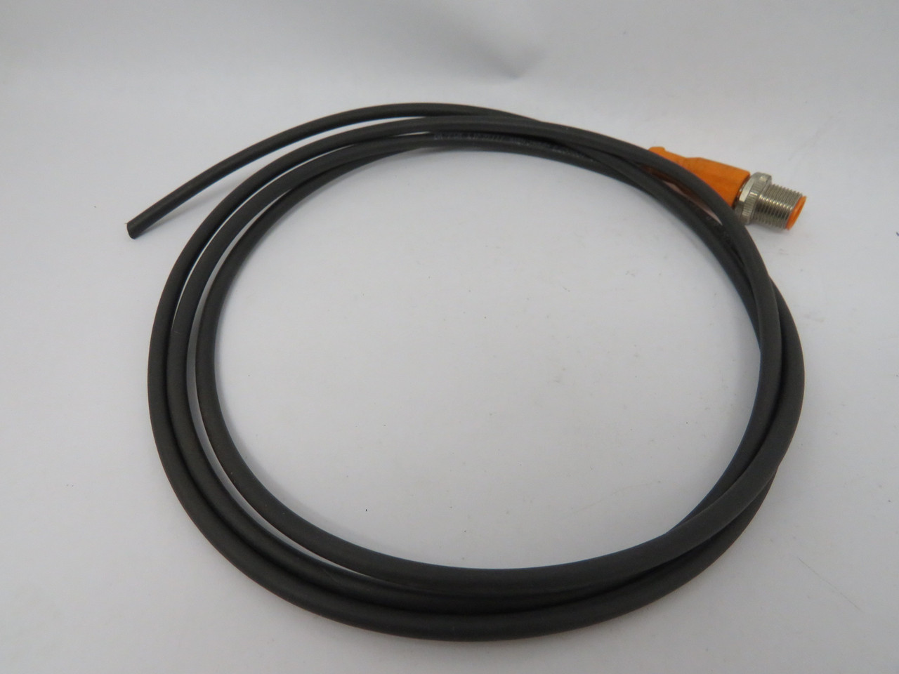 IFM Electronic EVC076 Connector Cable 4A 300VDC 250VAC M12 1.7m CUT CABLE USED