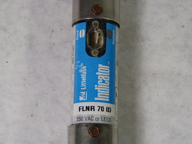 Littelfuse FLNR-70-ID Time Delay Indicator Fuse 70A 250V USED