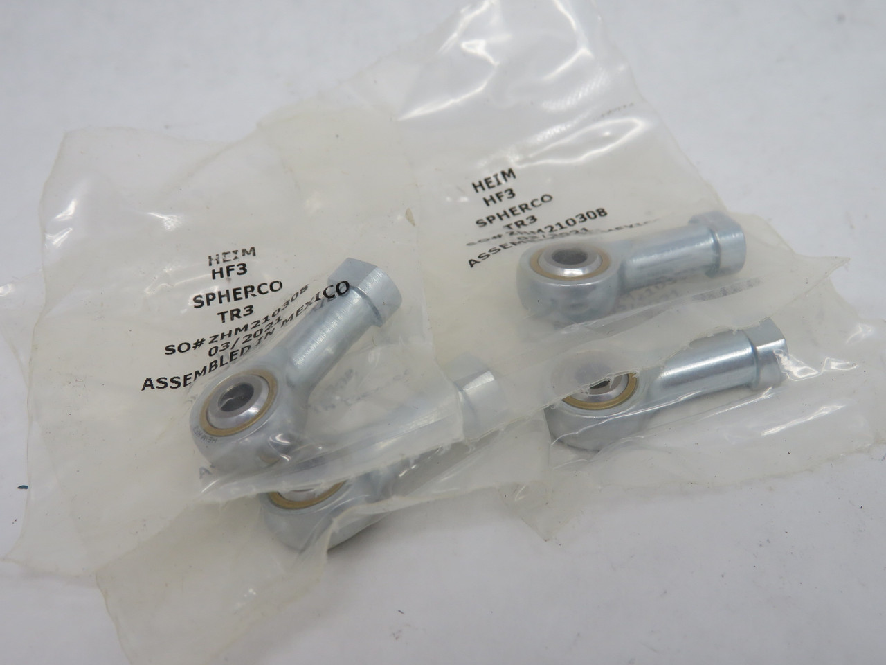 RBC Bearing HF3 Heim Right Hand Rod End Bearing 0.19"ID .1900-32 Thread 4Pk NEW