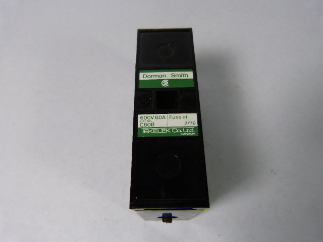 Tekelek C60B Fuse Holder 60Amp 600V 1P USED