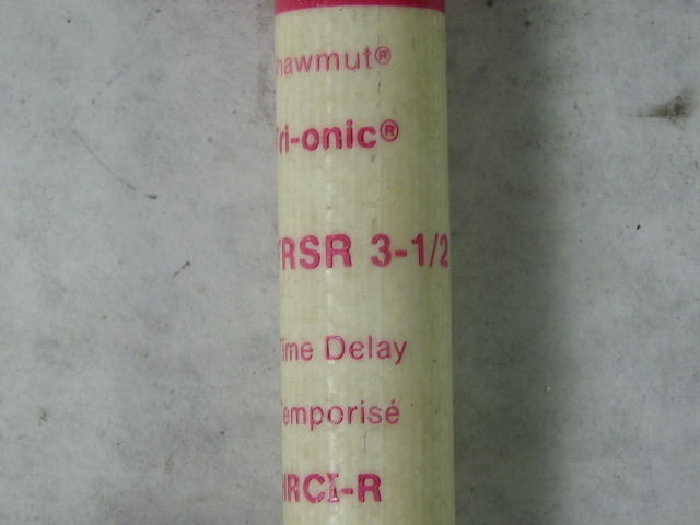 Gould Shawmut TRSR-3-1/2 Time Delay Fuse 3-1/2A 600V USED
