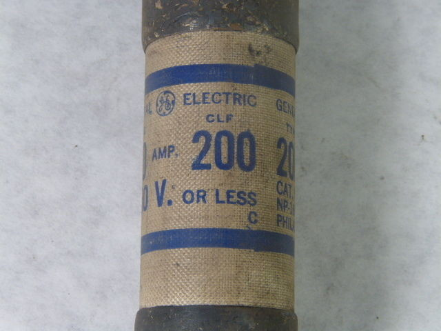 General Electric GF6A200 Fuse 200A 250V USED