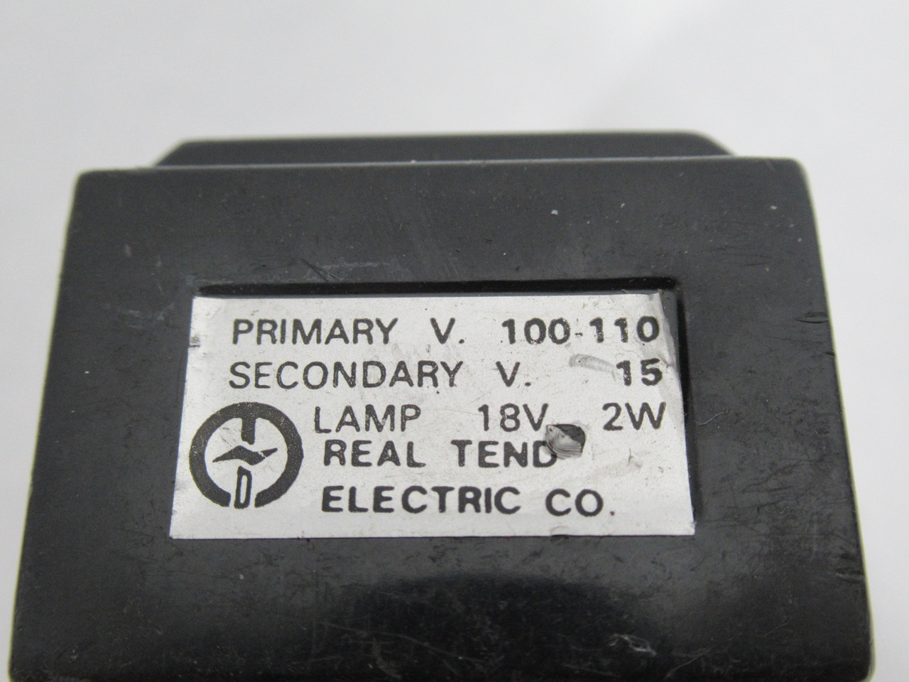 Real Tend TPR-302 Transformer Pilot Light Base 30mm 100-110V 15V *Scuffs* USED