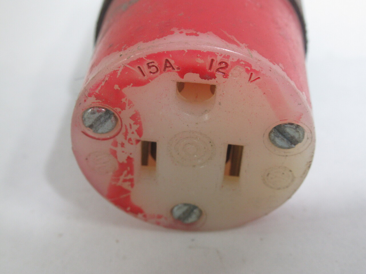 Hubbell 5269CCN Straight Blade Connector 15A 125V 3W 2P USED