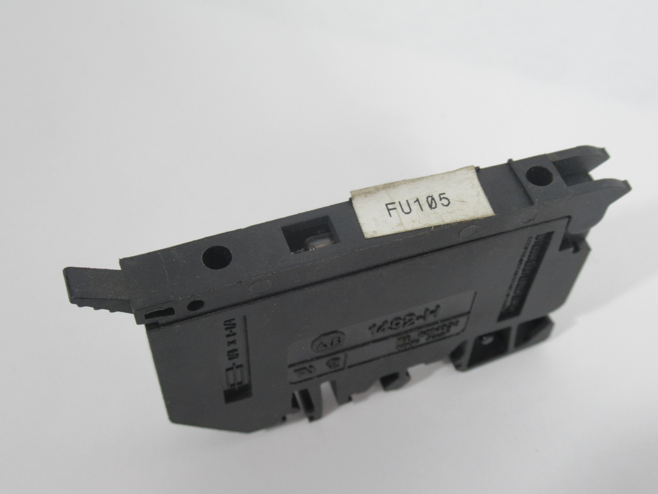 Allen-Bradley 1492-H4 Series C Fused Terminal Block w/Neon Indicator USED