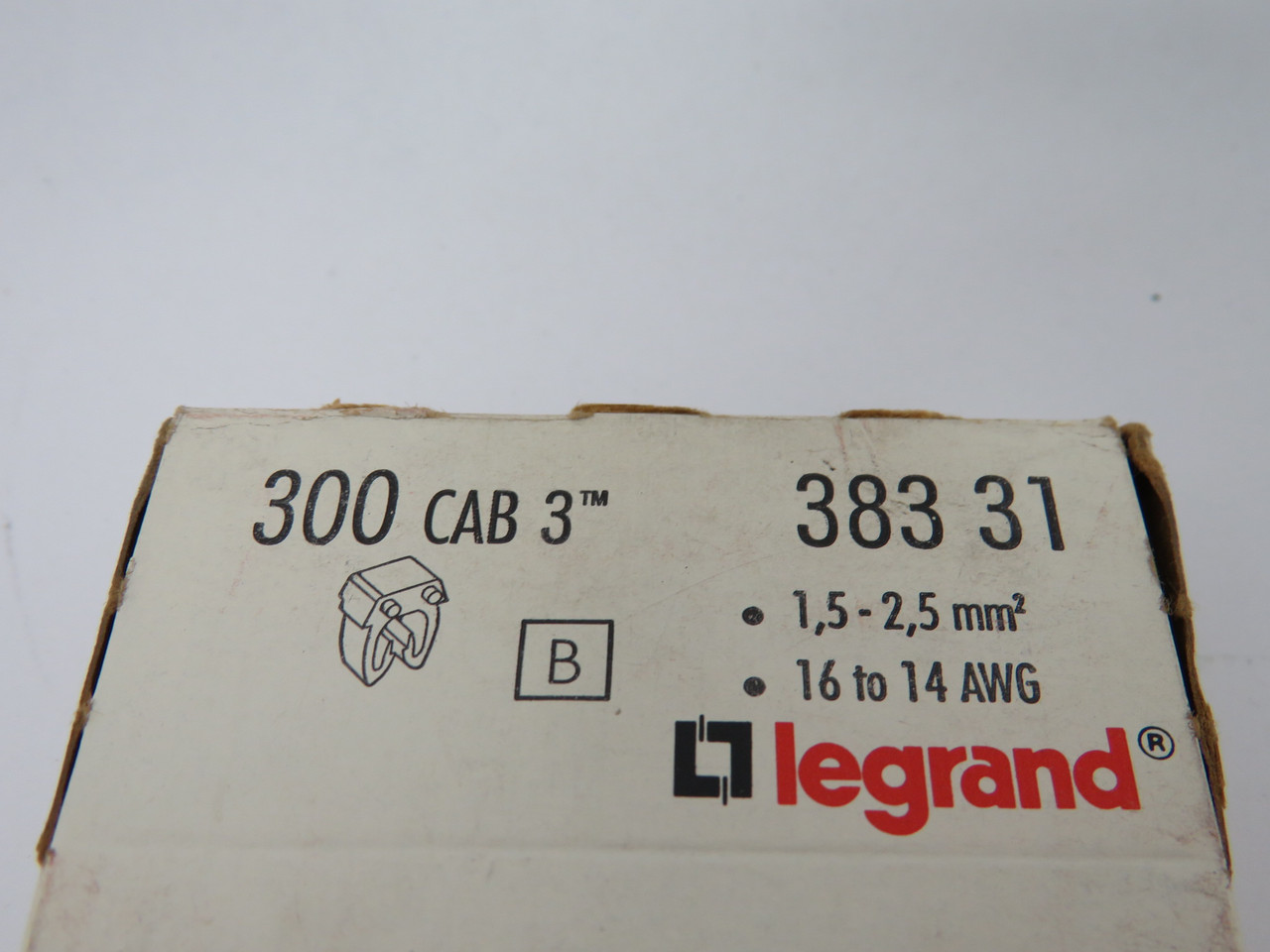 Legrand 38331 CAB3 Yellow Wire Marker Sleeve "B" 1.5-2.5mm2 Lot of 220 NEW
