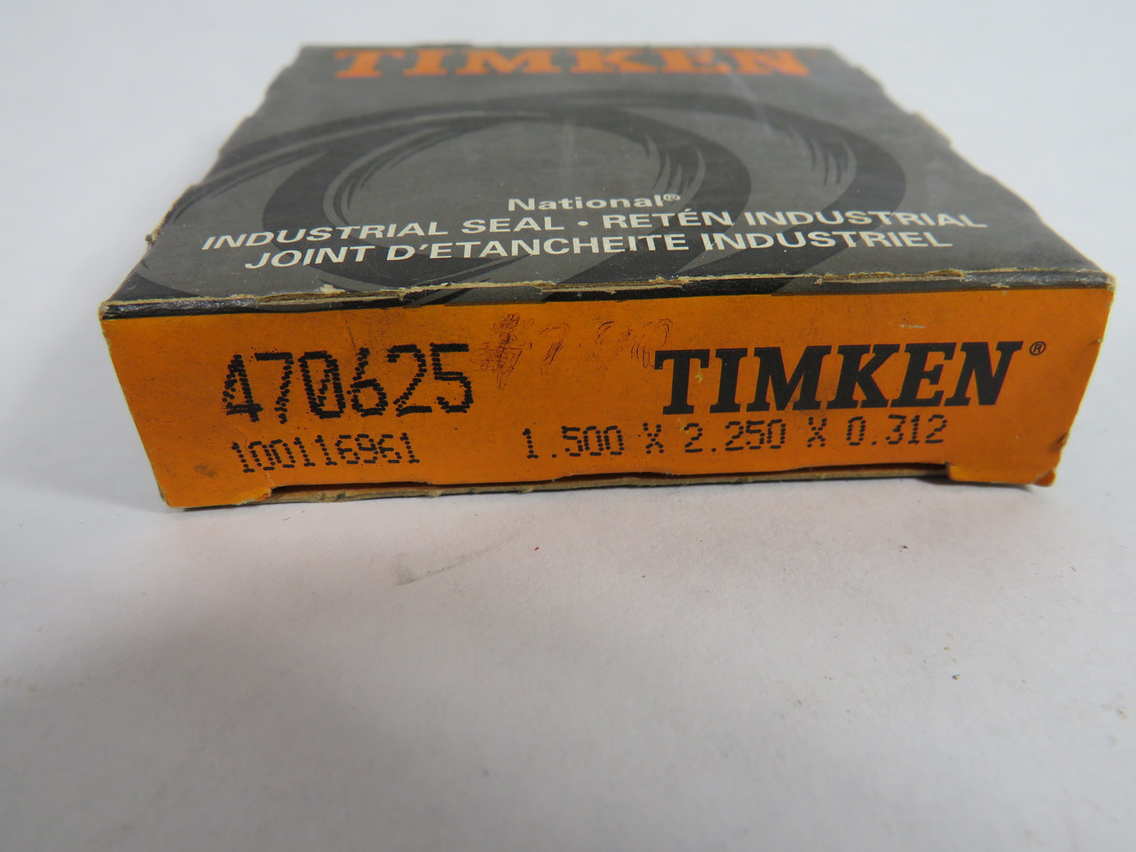 Timken 470625 National Oil Seal 1.500"ID 2.250"OD 0.312"W NEW