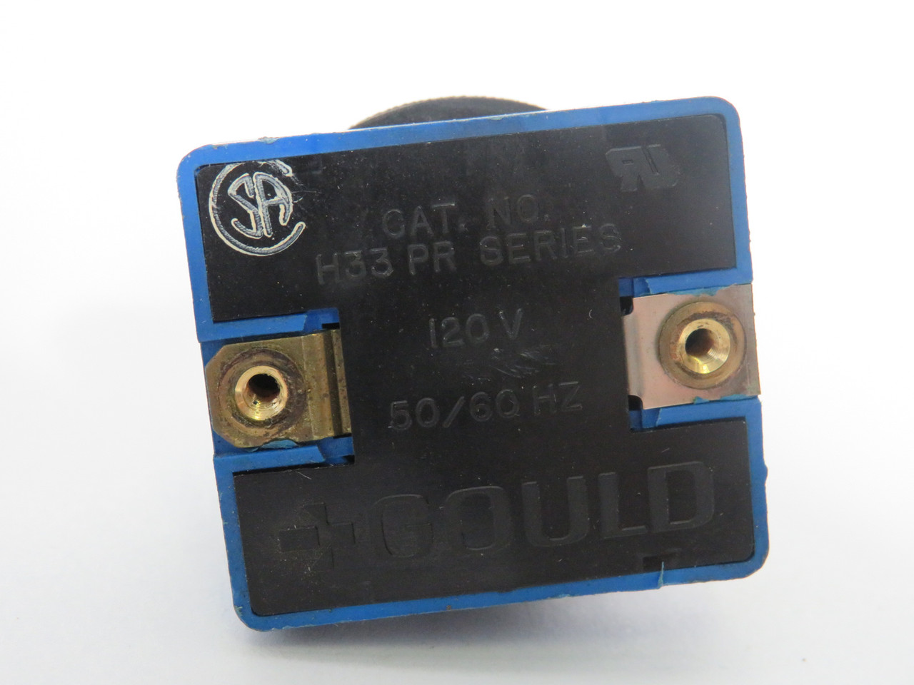 Gould H33PR1G Vintage Green Pilot Light 120V 50/60Hz USED