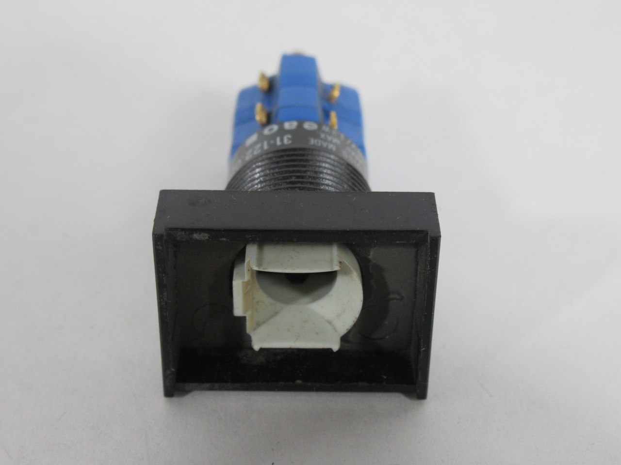 EAO 31-122.025 Momentary Illuminated Switch 2P *No Color Cap* USED