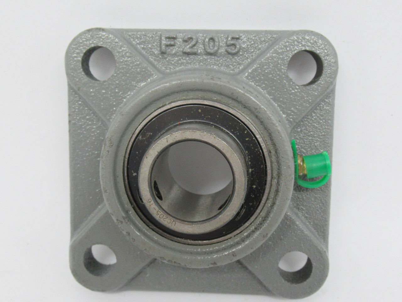Generic UCF205-16 Square Flange Block Bearing 1" Bore 4 Bolt Cast Iron USED