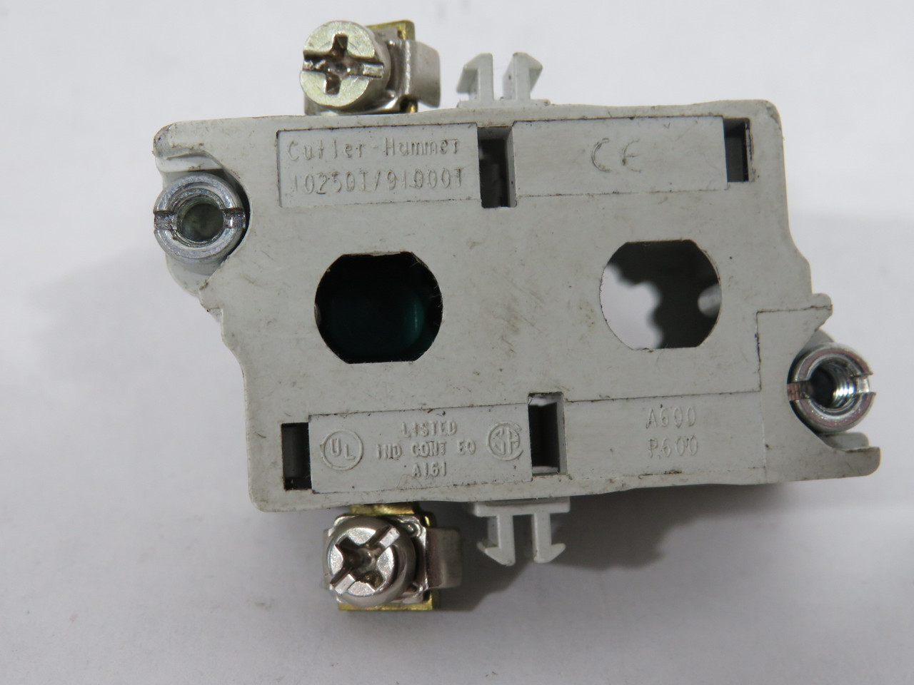 Cutler-Hammer 10250T53 Series D2 Push Button Contact Block 1NO 10A 690V USED