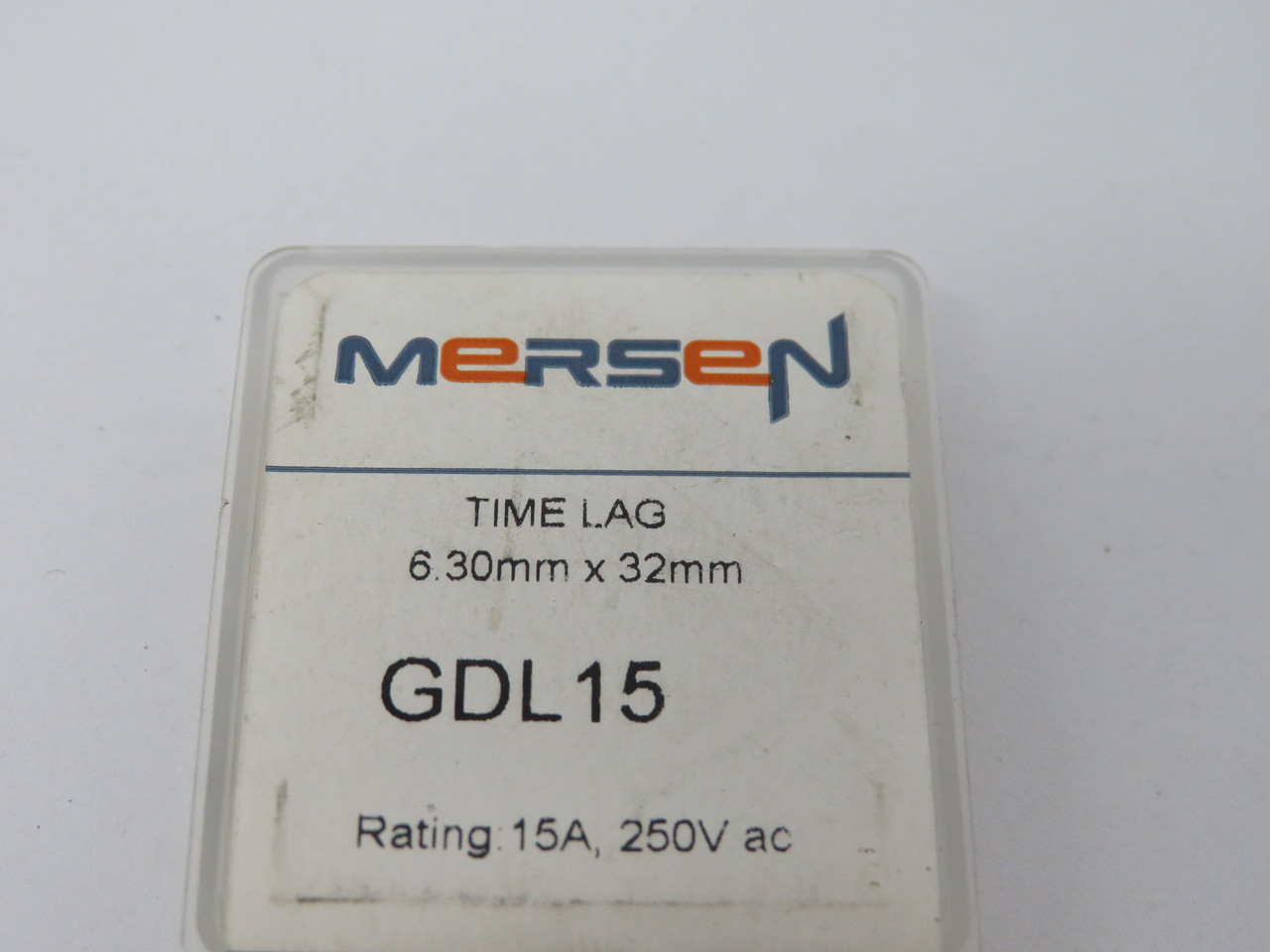 Mersen GDL15 Time Delay Fuse 15A 250VAC SEALED 5-Pack NEW