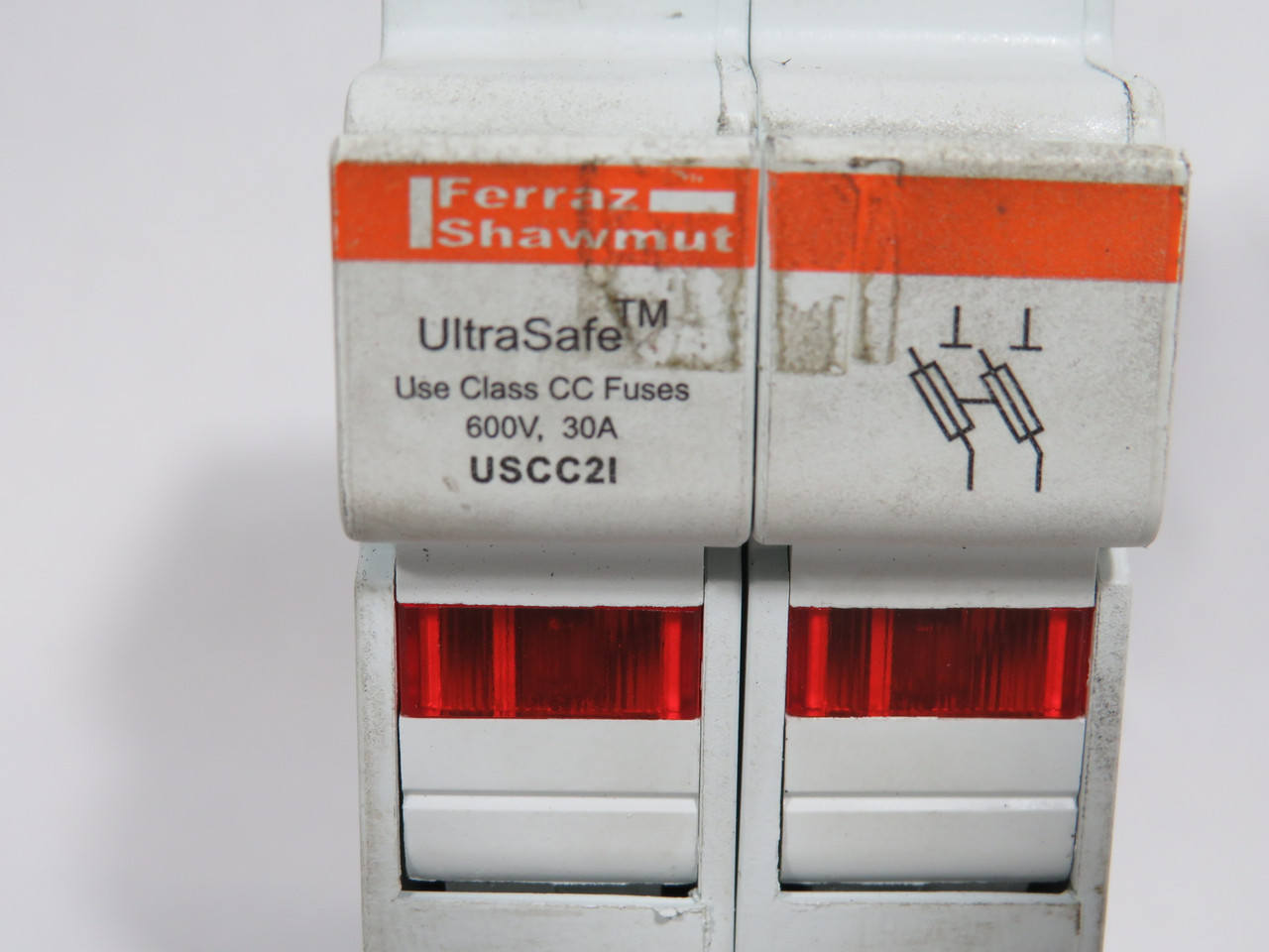 Mersen Ferraz Shawmut USCC2I Fuse Holder 30A 600V 2 Pole USED