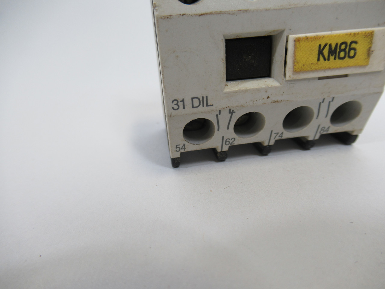 Klockner-Moeller 31DIL Auxiliary Contact Block 3NO 1NC 6000V 18-14AWG USED