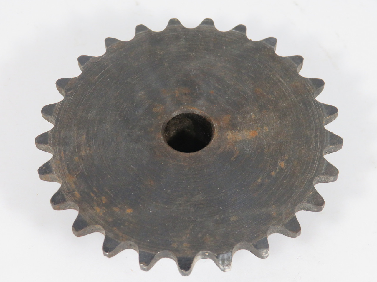 Tsubaki 35B25-1/2 Roller Chain Sprocket 1/2"ID 25T 35 Chain 3/8"P *RUST* USED