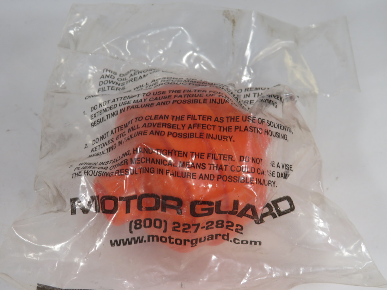 MotorGuard D-12-1 Disposable Spray Gun Filter NWB