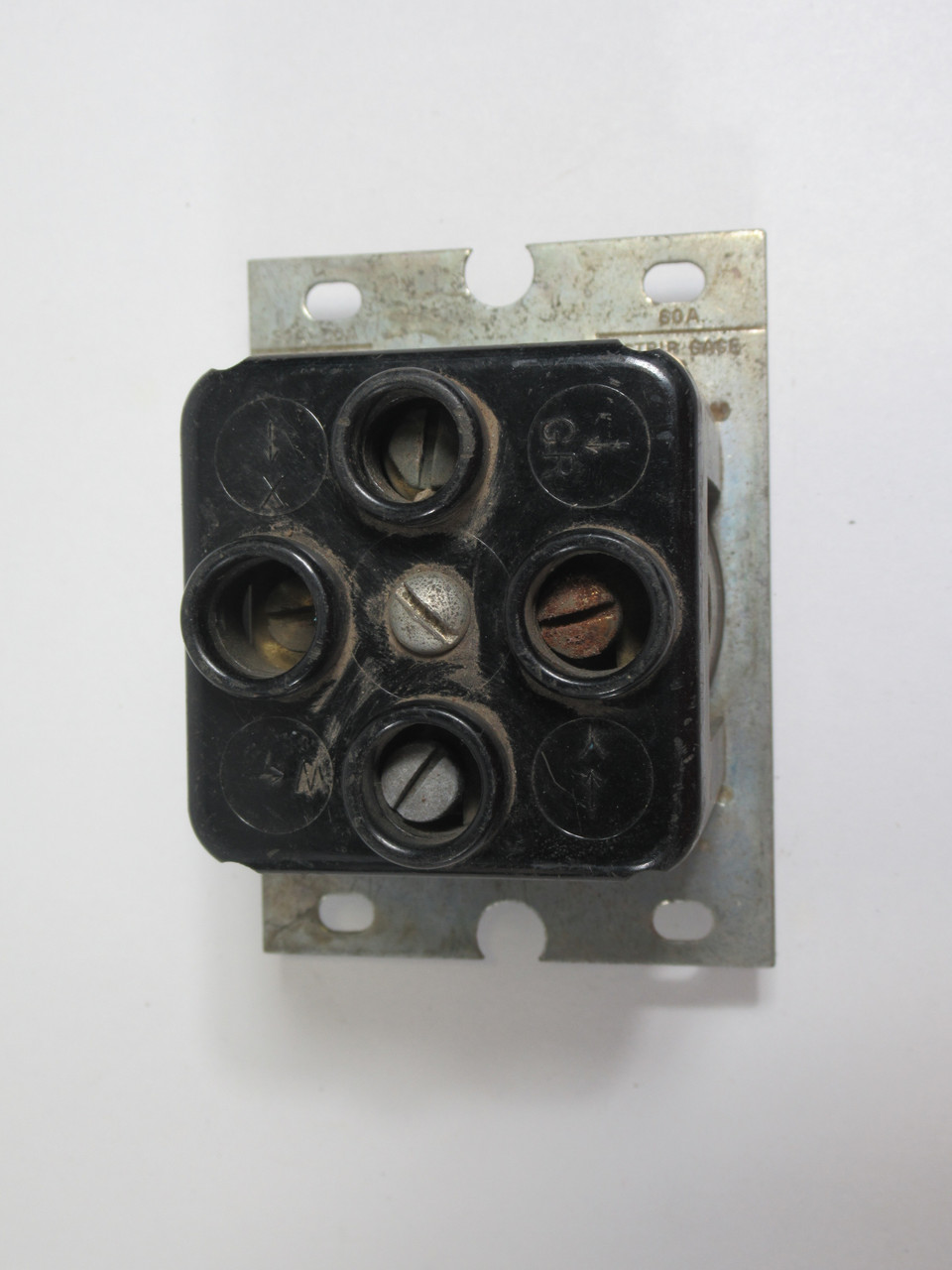 Pass & Seymour 5744 Flush Receptacle 30A 125/250V 4W 3P USED