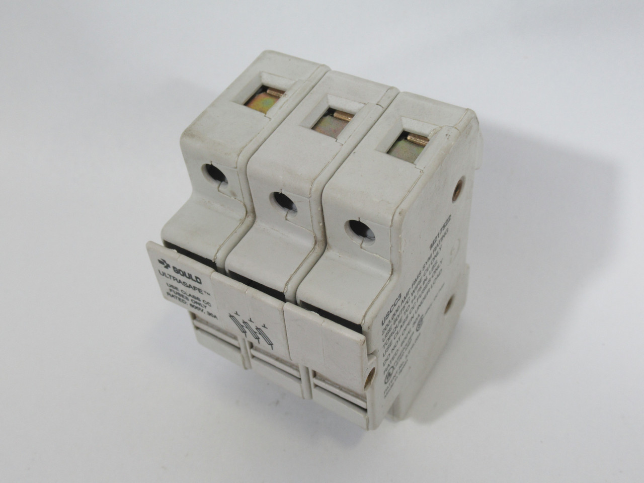 Gould USCC3 Ultrasafe Fuse Holder 30A 600V 3P USED