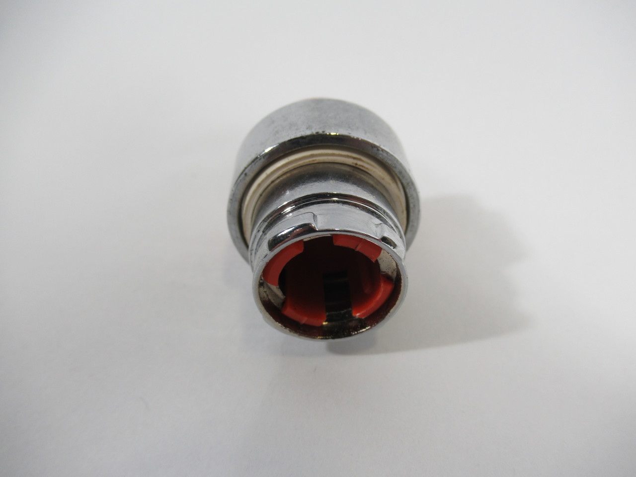 Altech 2AP4 22mm Metal Red Extended Momentary Push Button USED