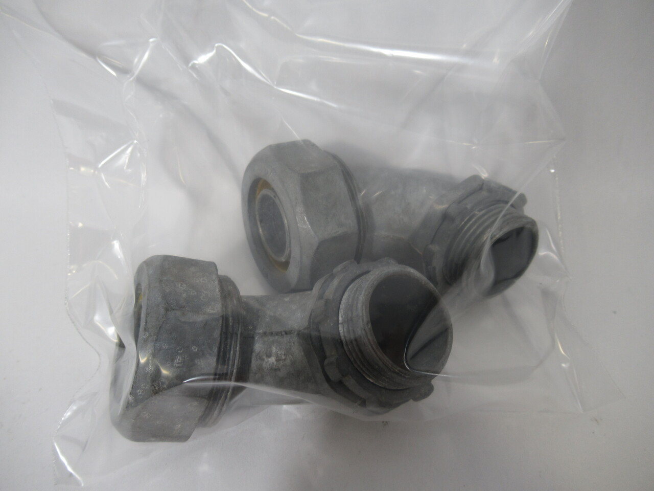 Appleton LML-21 90DEG Zinc Liquidtight Connector 3/4" NO SEAL Lot of 2 USED