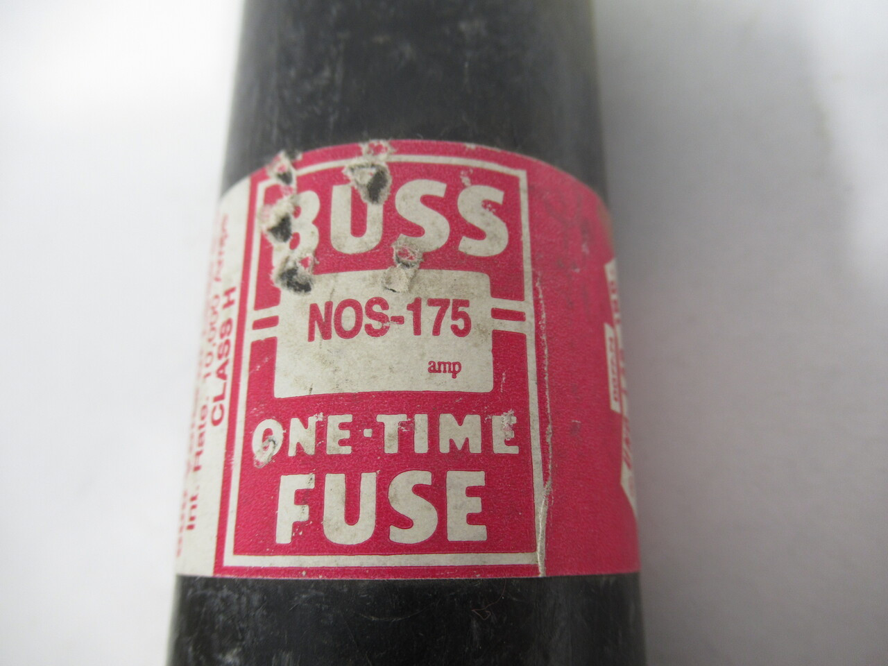 Bussmann NOS-175 One-Time Fuse 175A 600VAC USED