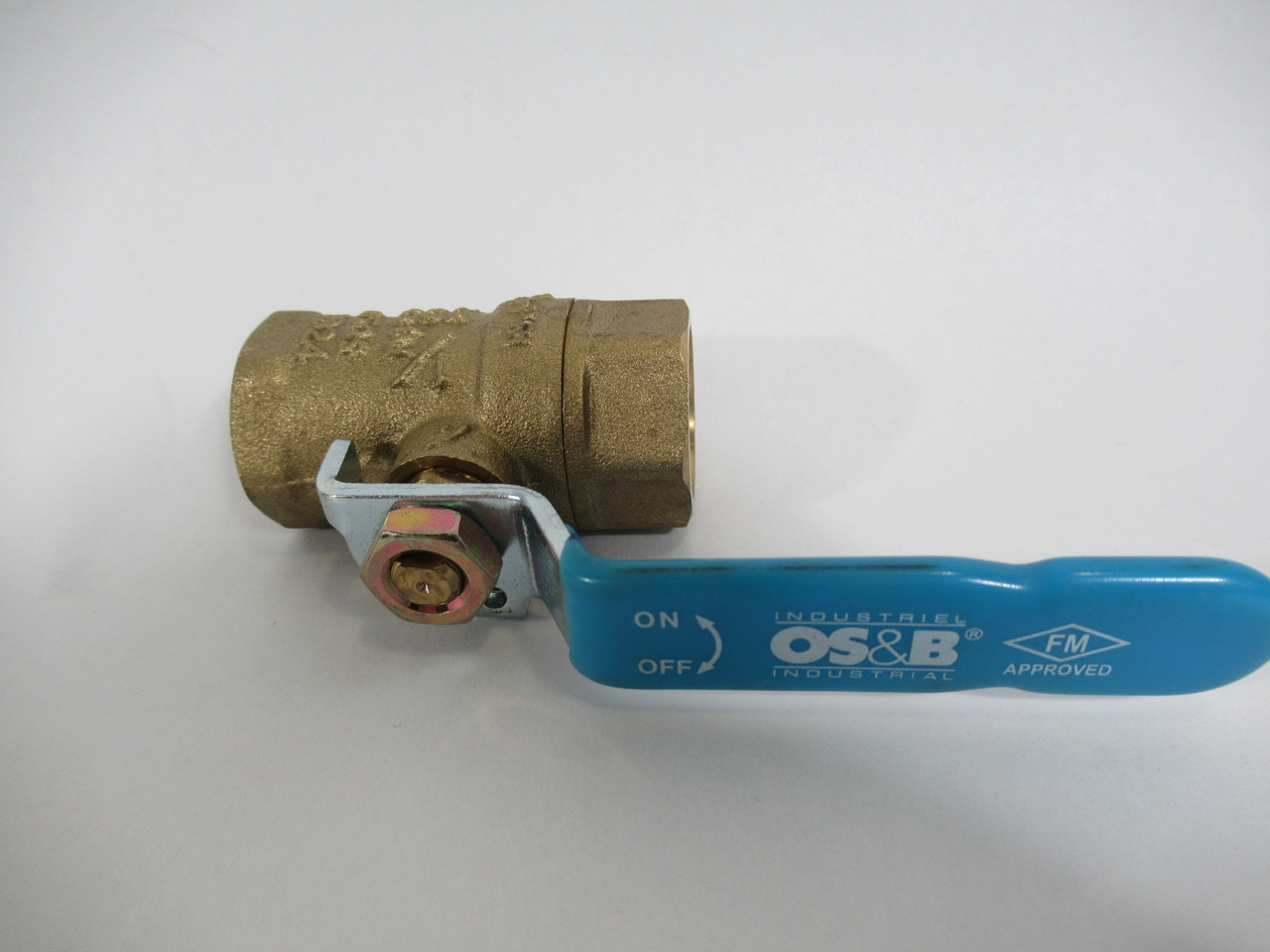 OS&B S.92-1/2 Brass Full Port Ball Valve 1/2" NPT 600 WOG 1/2 psi ! NOP !