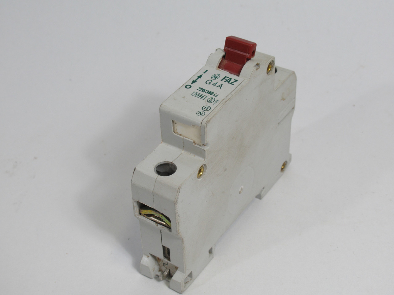 Klockner-Moeller FAZ-G4A-1 Circuit Breaker 4A 220/380VAC 1 Pole USED