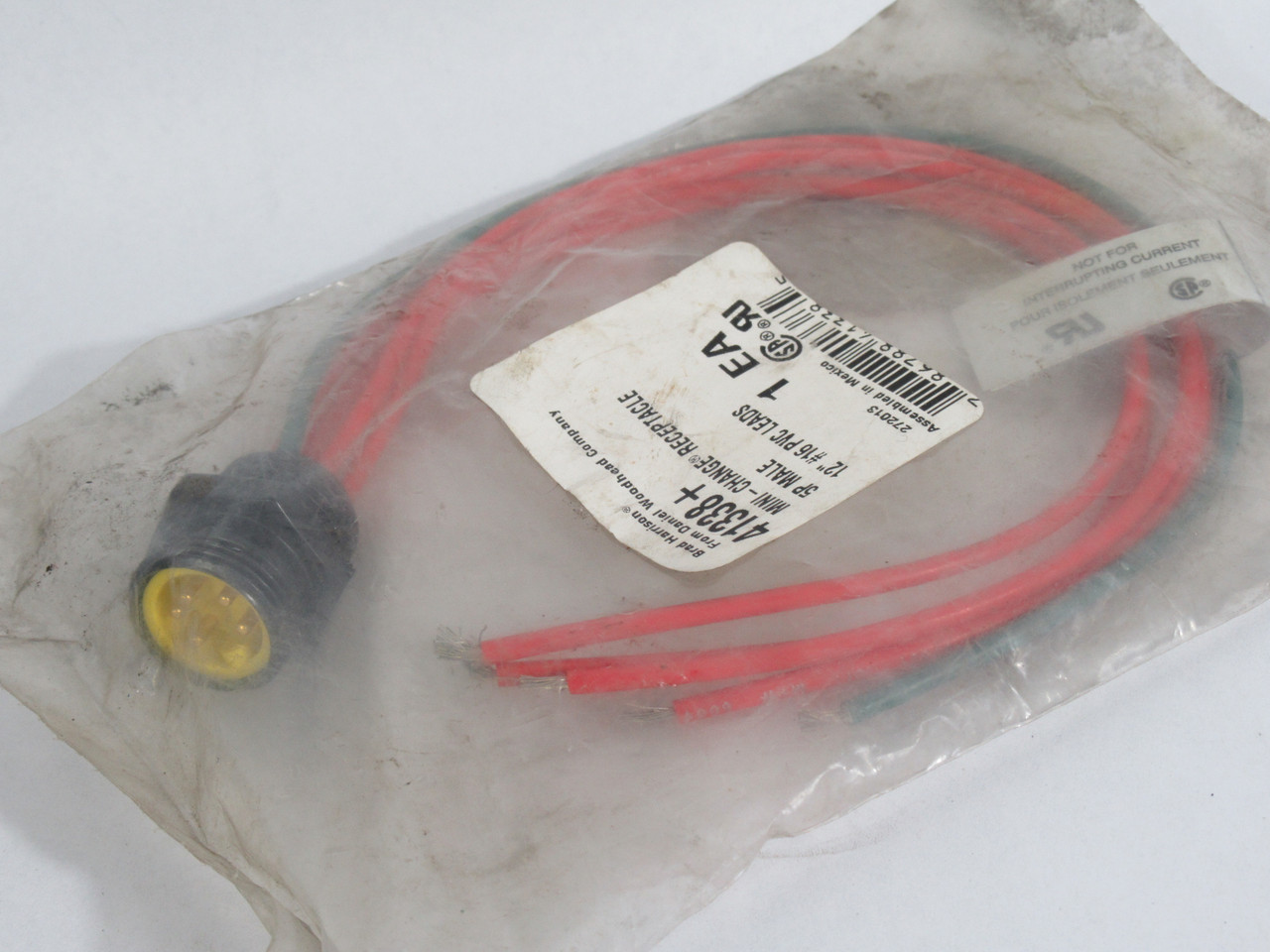 Brad Harrison 41338+ Mini-Change Receptacle 5P 8A@600VAC 12" ! NWB !