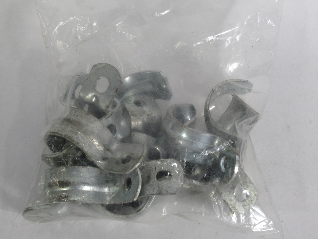 Generic 1" EMT Single Hole Conduit Strap 2-3/8" Lot of 16 USED