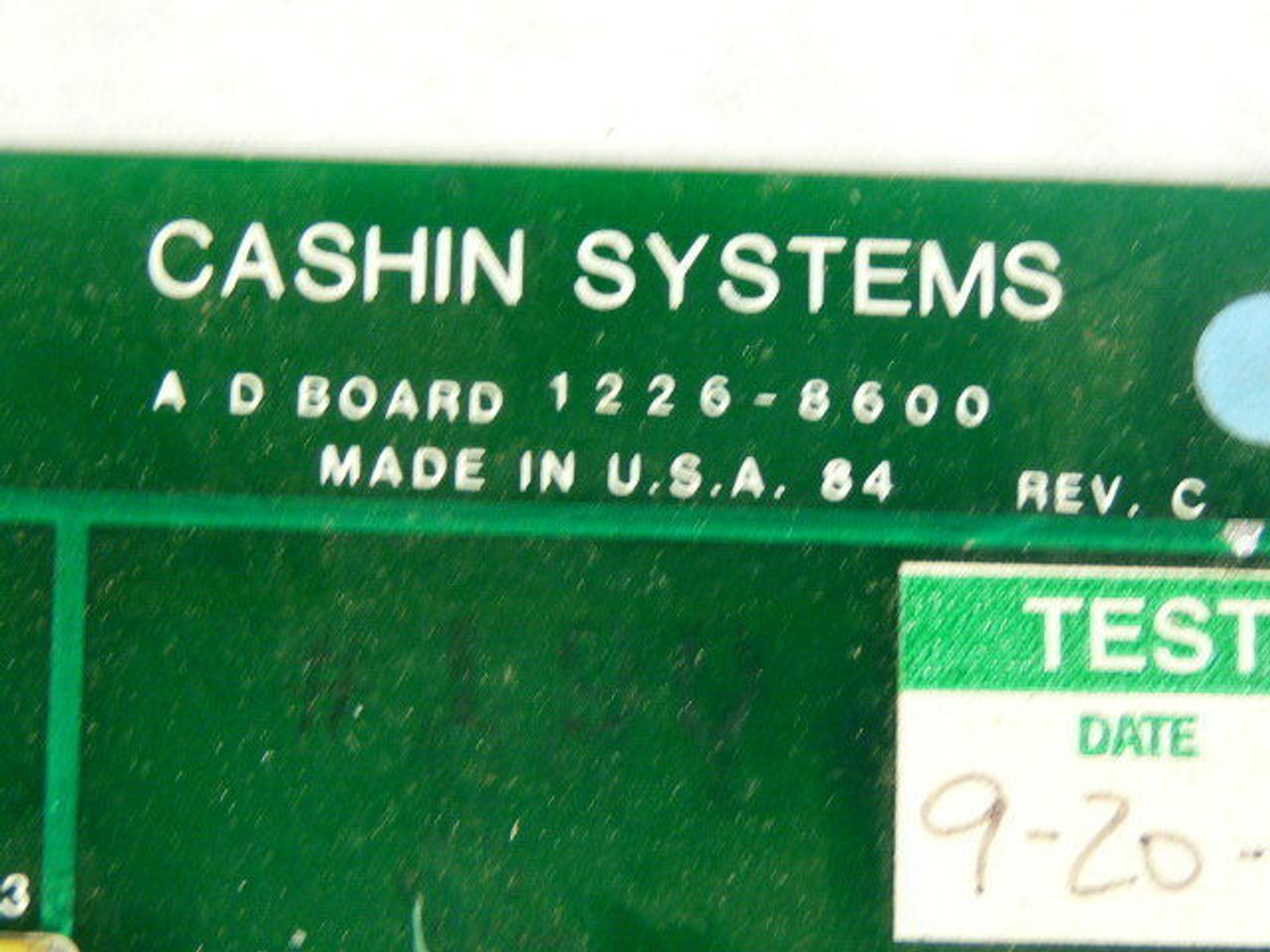 Formax Cashin 1226-8600 Circuit Card USED