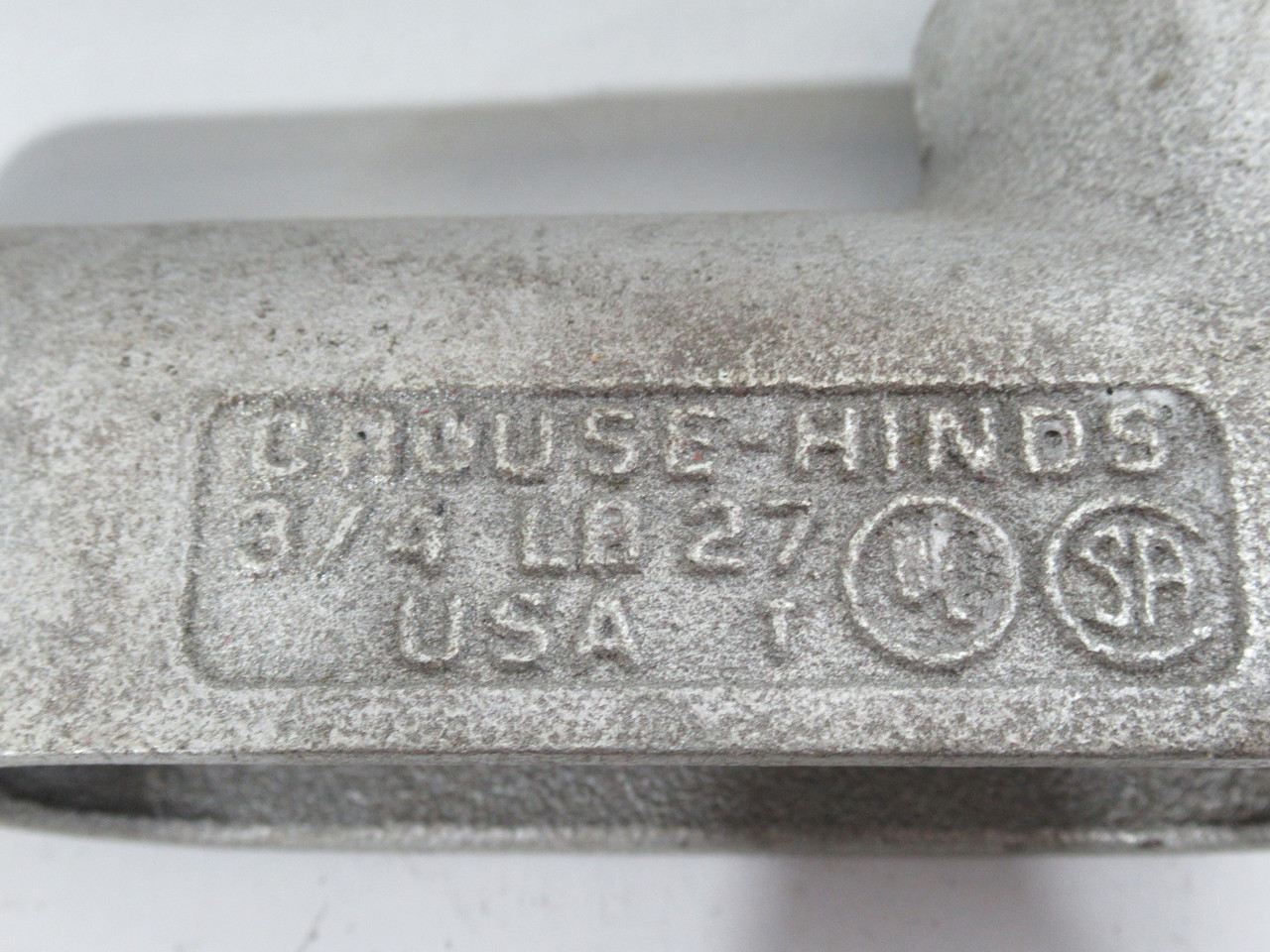 Crouse-Hinds LB27-3/4 Feraloy Iron Conduit 3/4" *No Cover* USED