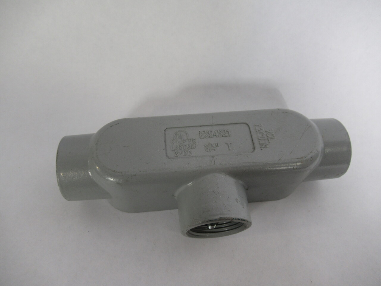 Generic 3/4"T 27DD Aluminum Hub Conduit w/o Cover ! NOP !