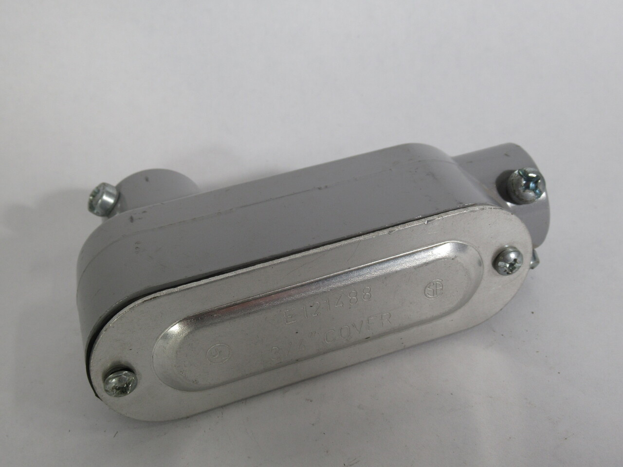 Generic 3/4"-LB Conduit Body w/Stainless Steel Cover USED