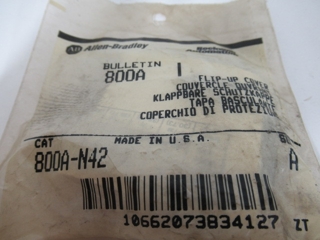 Allen-Bradley 800A-N42 Series A Flip-Up Cover for Bulletin 800A ! NWB !