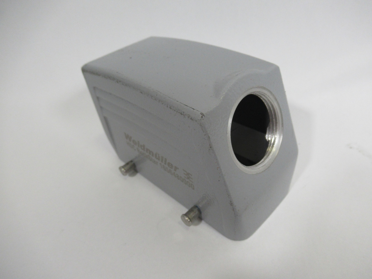 Weidmuller 1656480000 2 Peg Top Side Entry Hood HDC16B-TSBU 1PG21G USED
