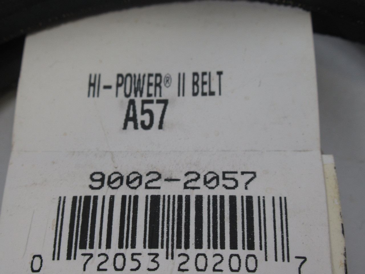 Gates A57 9002-2057 Hi-Power Belt 59"L 1/2"W 5/16"T ! NEW !