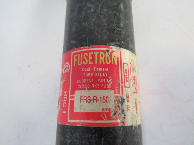 Fusetron FRS-R-150 Current Limiting Fuse 150A 600VAC USED