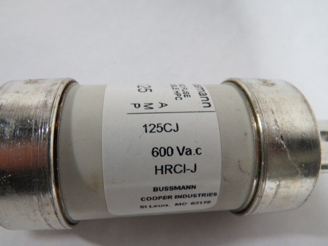 Bussmann 125CJ Bolt Mount Fuse 125A 600V ! NEW !