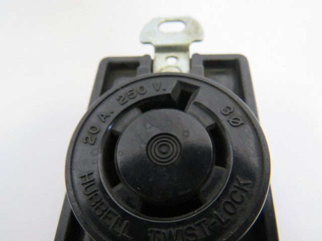 Hubbell 2420 Twist Lock Receptacle 20A 250V 4W 2P USED