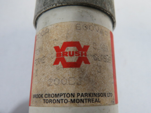 Brush 200CJ Form I Fuse 200A 600VAC USED
