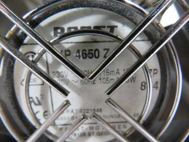 Papst TYP-4650Z Axial Fan 230VAC@50/60Hz 115/105mA 19/18W USED