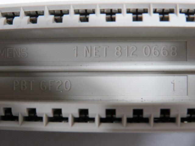 Siemens 1NET8120668 20 Connection Terminal Block USED