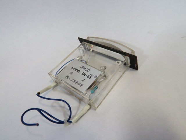 Jemco EN-65-L-B Panel Meter 0-120% Range USED