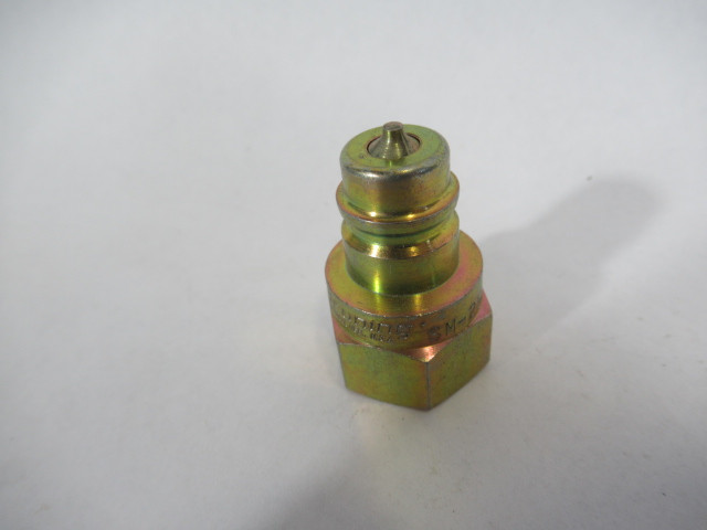 Parker Bruning SM-252-6FP Hydraulic Steel Quick Coupling 6000PSI Plated USED
