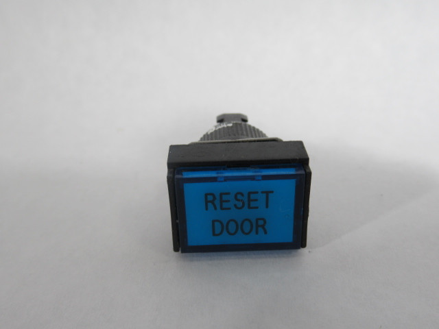 Fuji AH164-TLS-E3 Momentary Blue Push Button Reset Door *No Contacts* USED