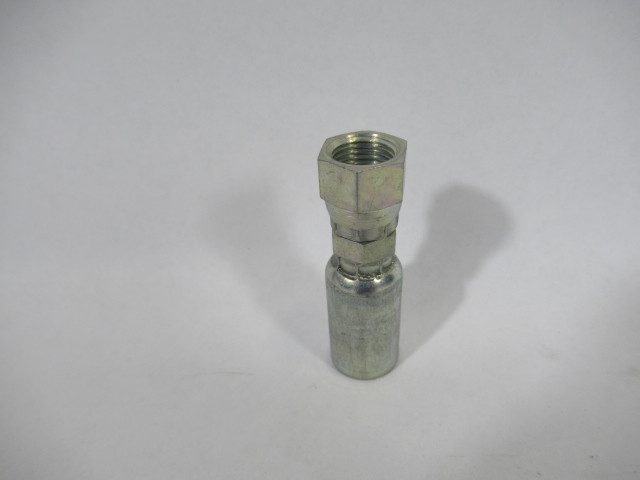 Kurt Hydraulics FJX-04-06 Female Swivel Hose Coupling 1/4"x3/8" 2.45"L USED