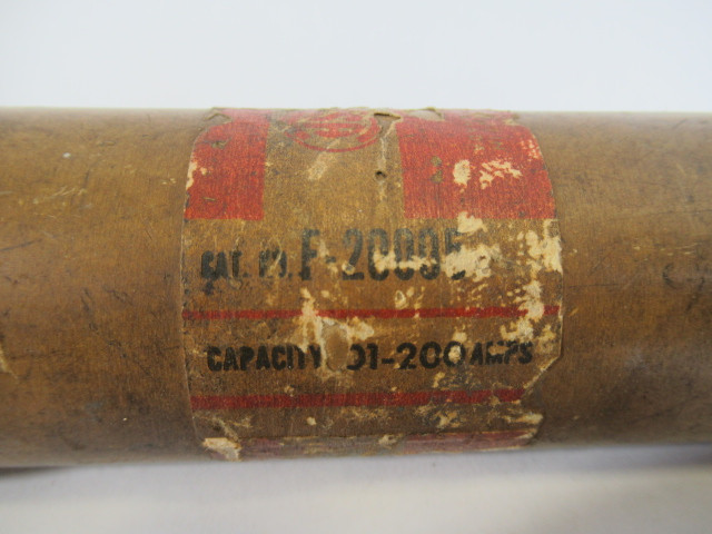 Economy F-20005 Time Delay Fuse 200A 600V USED