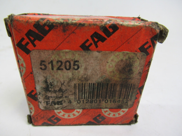 Fag 51205 Ball Thrust Bearing 47mmOD 27mm ID 15mmW ! NEW !