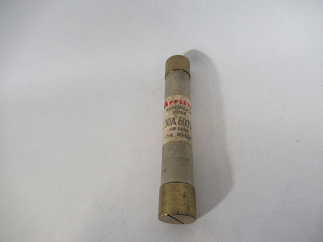 Appleton 66-030 Renewable Fuse 30A 600V USED